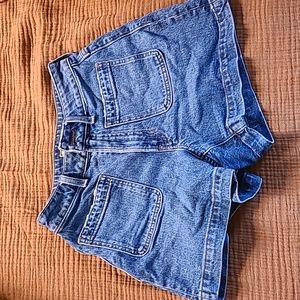 Madewell curvy patch-pocket denim shorts
